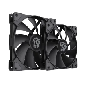 Кулер для корпусу GAMEMAX 140мм 4pin(M/F) PWM Power, 3pin Aura(M/F) GMX-14WFBK-PWM UA