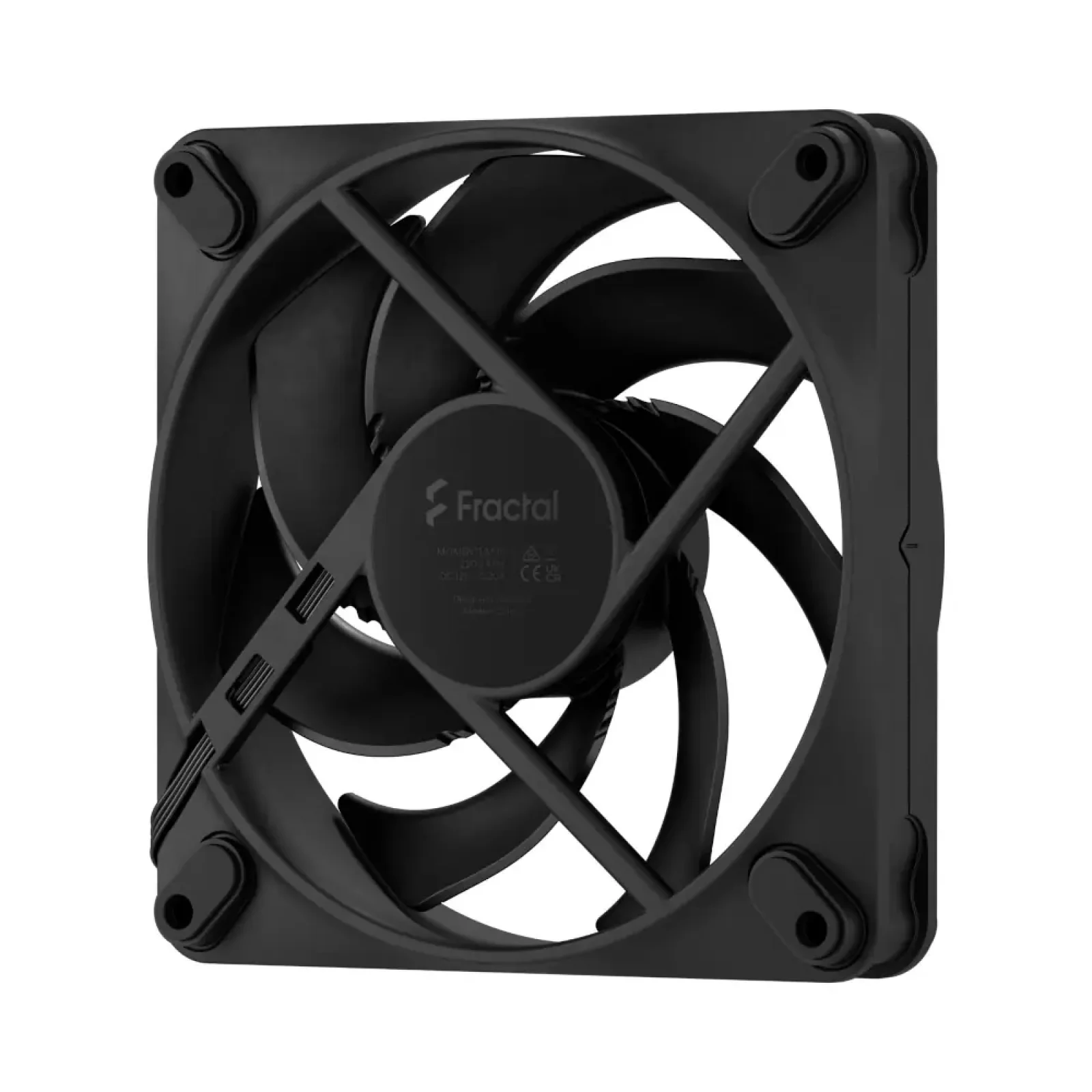 Вентилятор для корпуса FRACTAL DESIGN 120 мм, чорний, PWM, Zero-RPM capability, Momentum 12 Black (FD-F-MO1-1201) UA