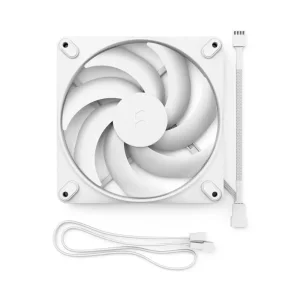 Вентилятор для корпуса FRACTAL DESIGN 140 мм, білий, PWM, Zero-RPM capability, Momentum 14 White (FD-F-MO1-1402) UA