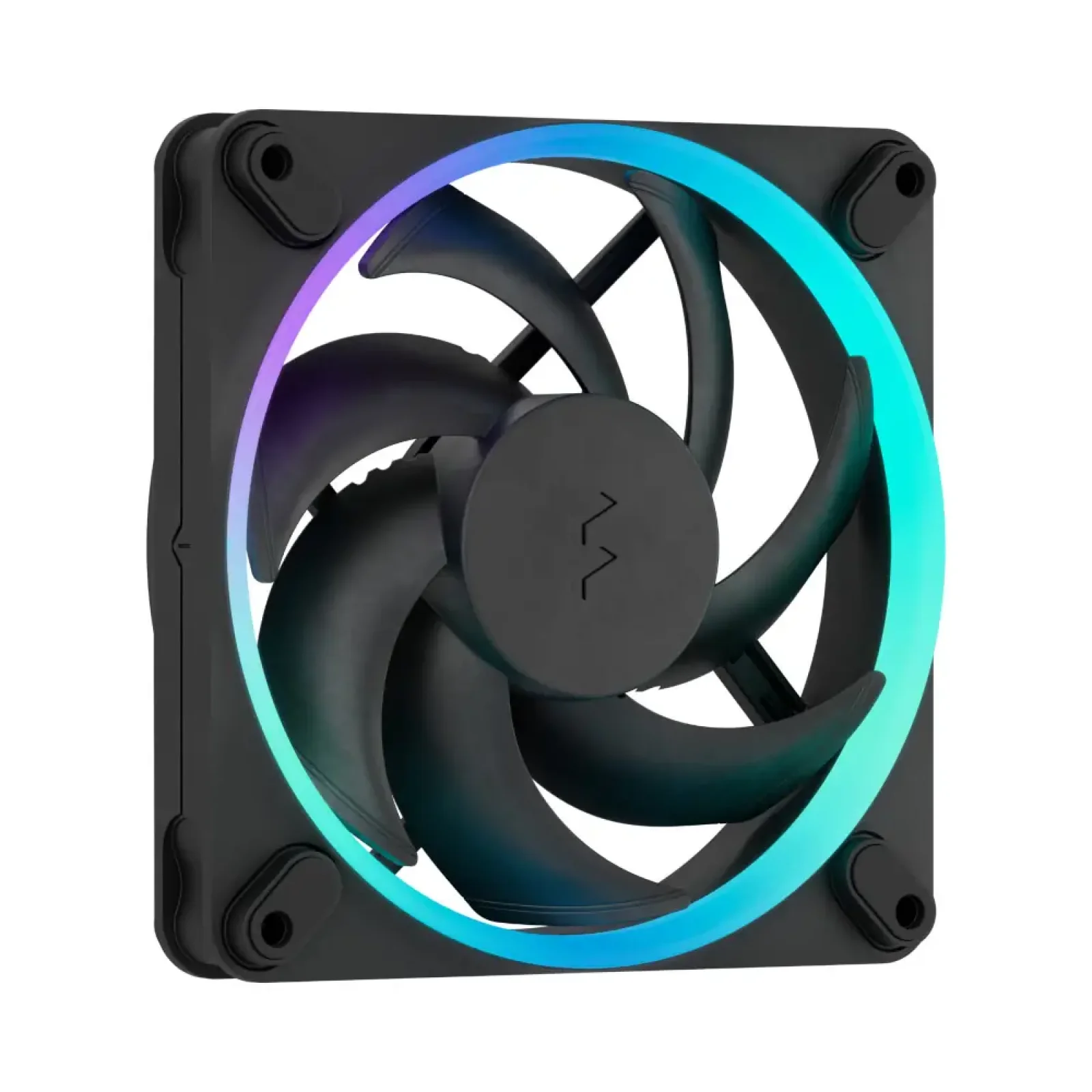 Вентилятор для корпуса FRACTAL DESIGN 120 мм, чорний, ARGB PWM, Zero-RPM capability, Momentum 12 RGB Black (FD-F-MR1-1201) UA