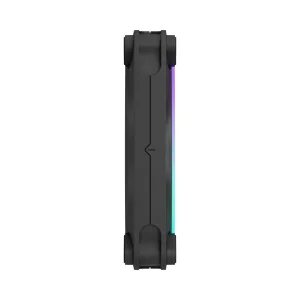 Вентилятор для корпуса FRACTAL DESIGN 120 мм, чорний, ARGB PWM, Zero-RPM capability, Momentum 12 RGB Black (FD-F-MR1-1201) UA