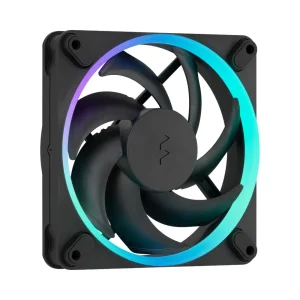 Вентилятор для корпуса FRACTAL DESIGN 120 мм, чорний, ARGB PWM, Zero-RPM capability, Momentum 12 RGB Black (FD-F-MR1-1201) UA