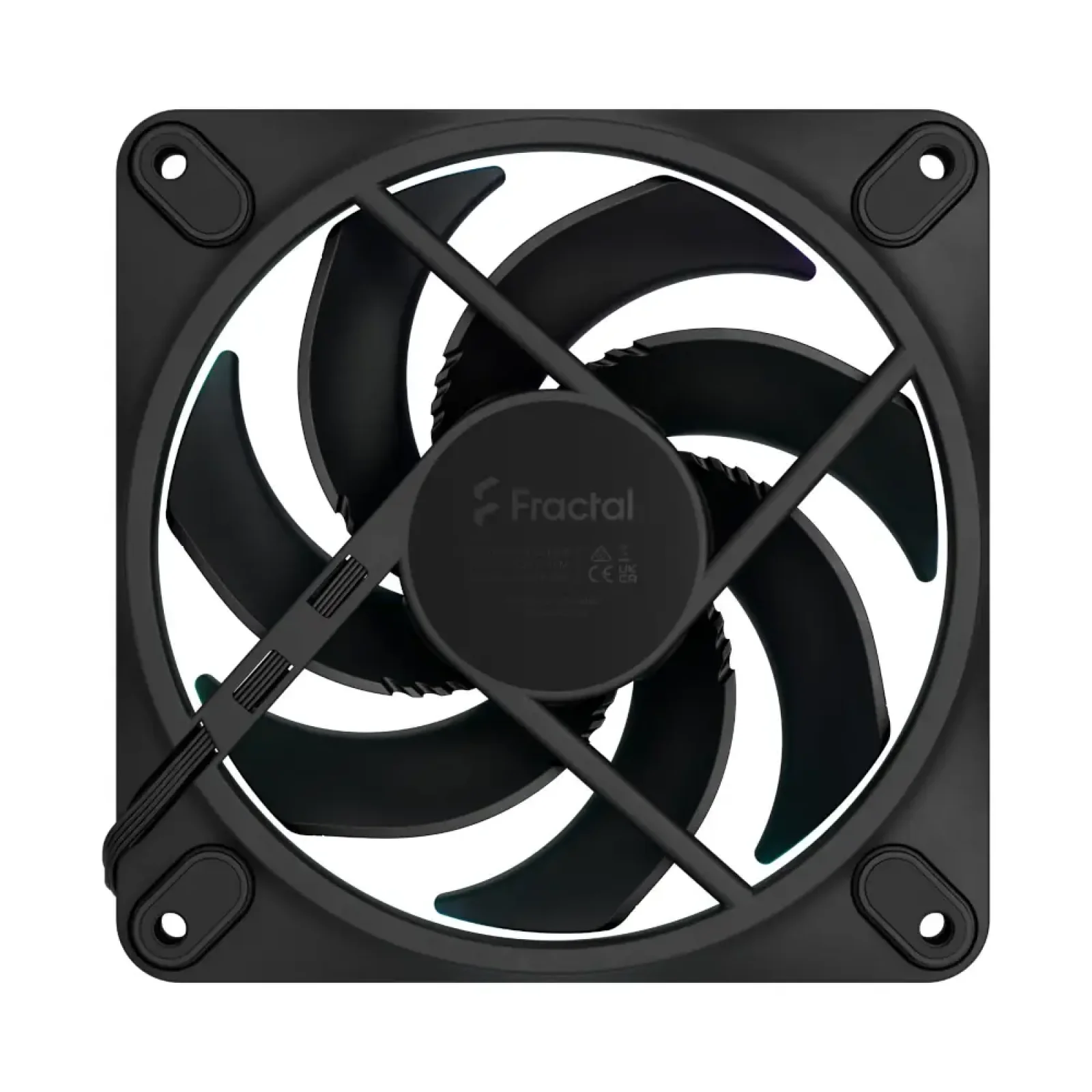 Вентилятор для корпуса FRACTAL DESIGN 120 мм, чорний, ARGB PWM, Zero-RPM capability, Momentum 12 RGB Black (FD-F-MR1-1201) UA