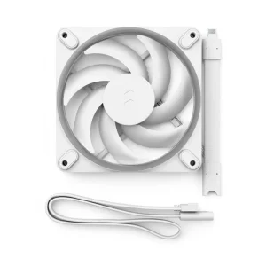 Вентилятор для корпусу FRACTAL DESIGN 120 мм, білий, ARGB PWM, Zero-RPM capability, Momentum 12 RGB White (FD-F-MR1-1202) UA