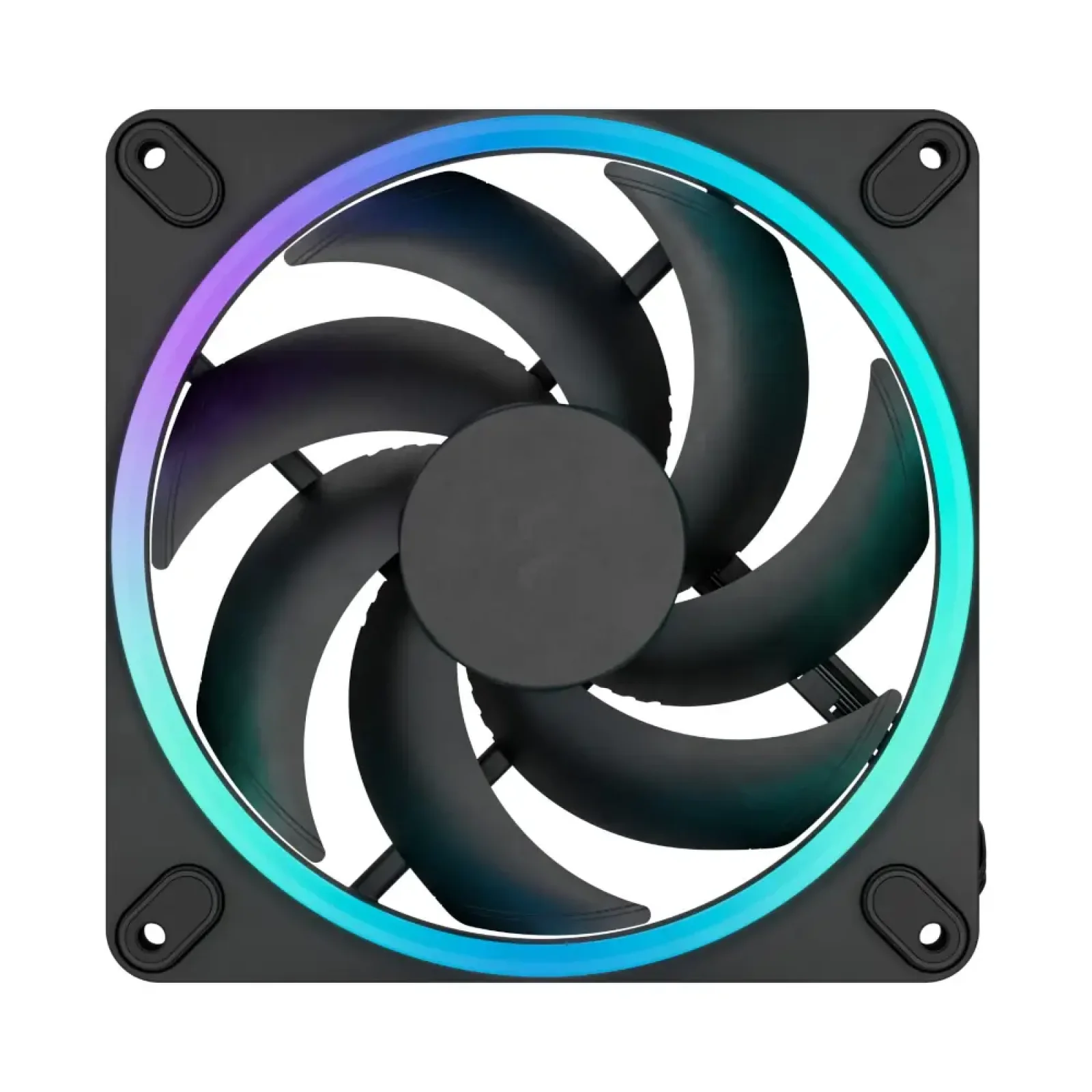 Вентилятор для корпуса FRACTAL DESIGN 140 мм, чорний, ARGB PWM, Zero-RPM capability, Momentum 14 RGB Black (FD-F-MR1-1401) UA