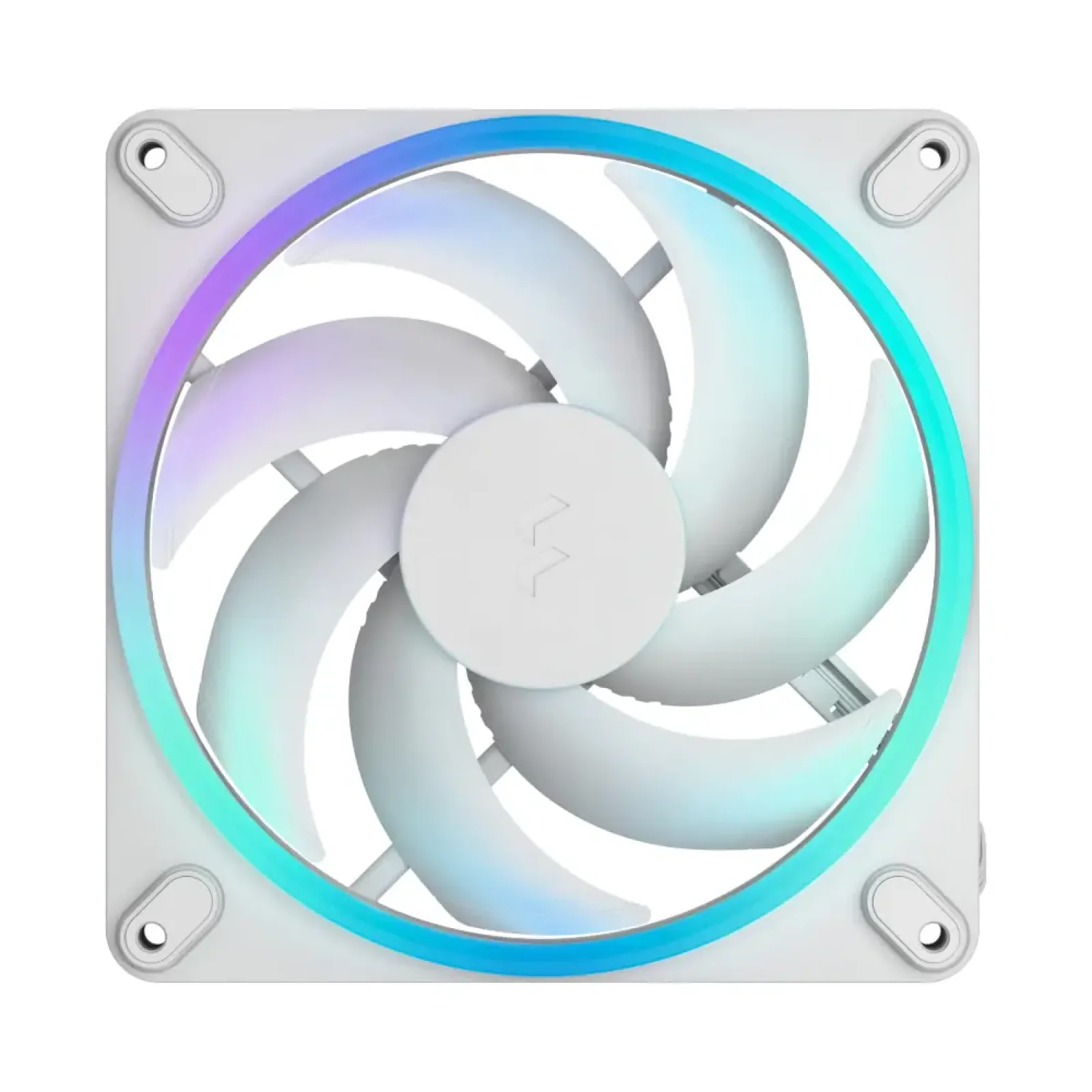 Вентилятор для корпуса FRACTAL DESIGN 140 мм, білий, ARGB PWM, Zero-RPM capability, Momentum 14 RGB White (FD-F-MR1-1402) UA