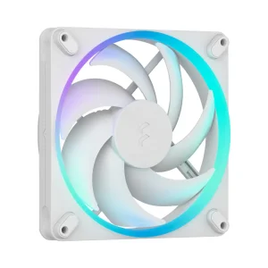 Вентилятор для корпуса FRACTAL DESIGN 140 мм, білий, ARGB PWM, Zero-RPM capability, Momentum 14 RGB White (FD-F-MR1-1402) UA