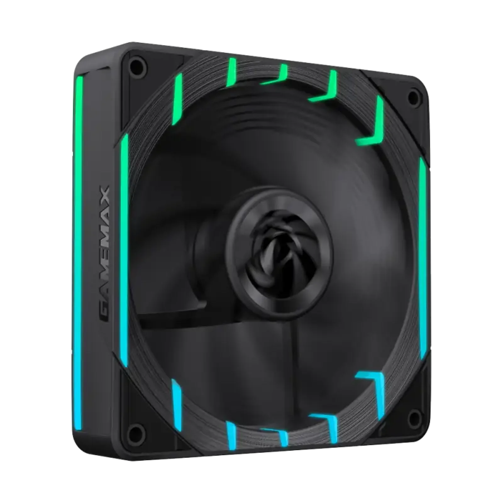 Кулер для корпуса GAMEMAX 120мм 3pin AURA (M/F)&4pin PWM Air Flow66.89 CFM Static Air Pressure2.62mm - H2ON Tornado T12 ARGB-R UA