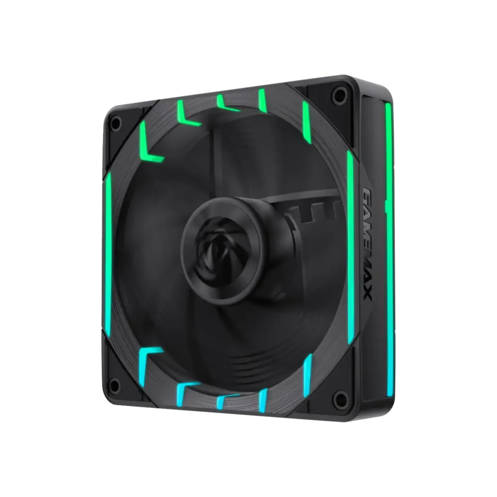 Кулер для корпуса GAMEMAX 120мм 3pin AURA (M/F)&4pin PWM Air Flow66.89 CFM Static Air Pressure2.62mm - H2ON Tornado T12 ARGB-R UA