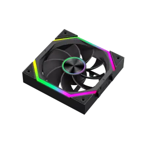 Кулер для корпуса GameMax FN12A-N2 Wireless Revers Black 3pcs (FN12A-N2 WL-R) UA