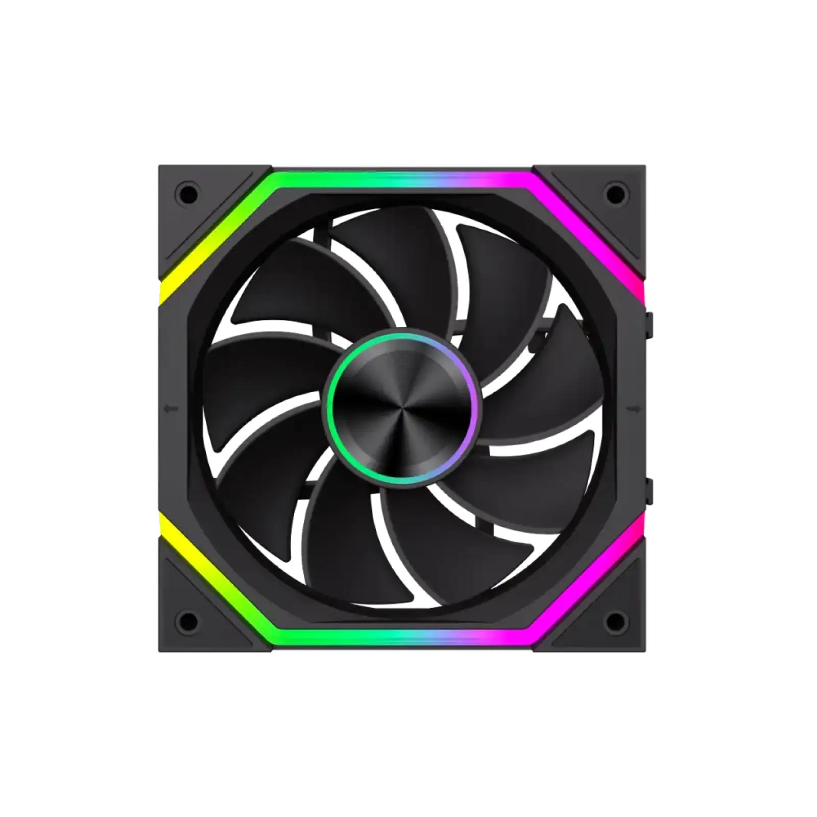 Кулер для корпуса GameMax FN12A-N2 Wireless Revers Black 3pcs (FN12A-N2 WL-R) UA