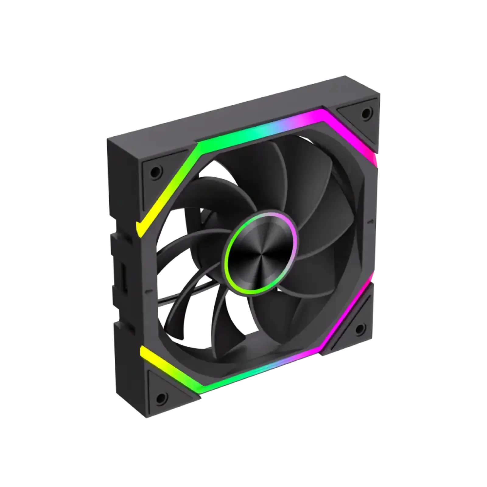 Кулер для корпуса GameMax FN12A-N2 Wireless Revers Black 3pcs (FN12A-N2 WL-R) UA