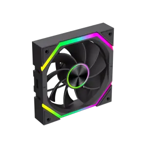 Кулер для корпуса GameMax FN12A-N2 Wireless Revers Black 3pcs (FN12A-N2 WL-R) UA