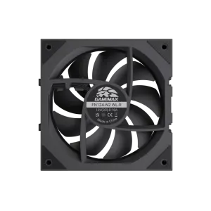 Кулер для корпуса GameMax FN12A-N2 Wireless Revers Black 3pcs (FN12A-N2 WL-R) UA