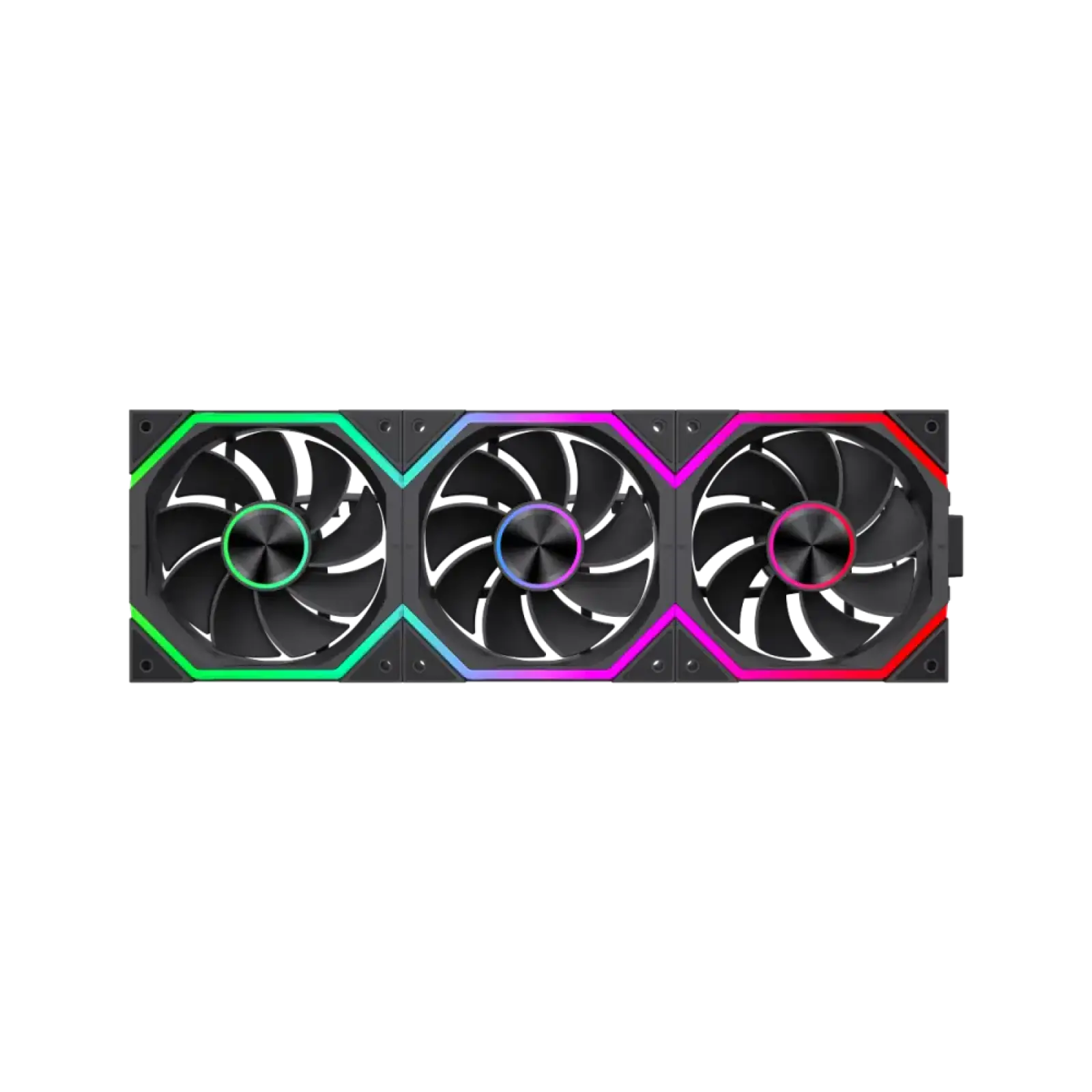 Кулер для корпуса GameMax FN12A-N2 Wireless Revers Black 3pcs (FN12A-N2 WL-R) UA