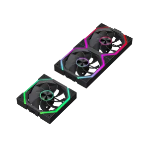 Кулер для корпуса GameMax FN12A-N2 Wireless Revers Black 3pcs (FN12A-N2 WL-R) UA