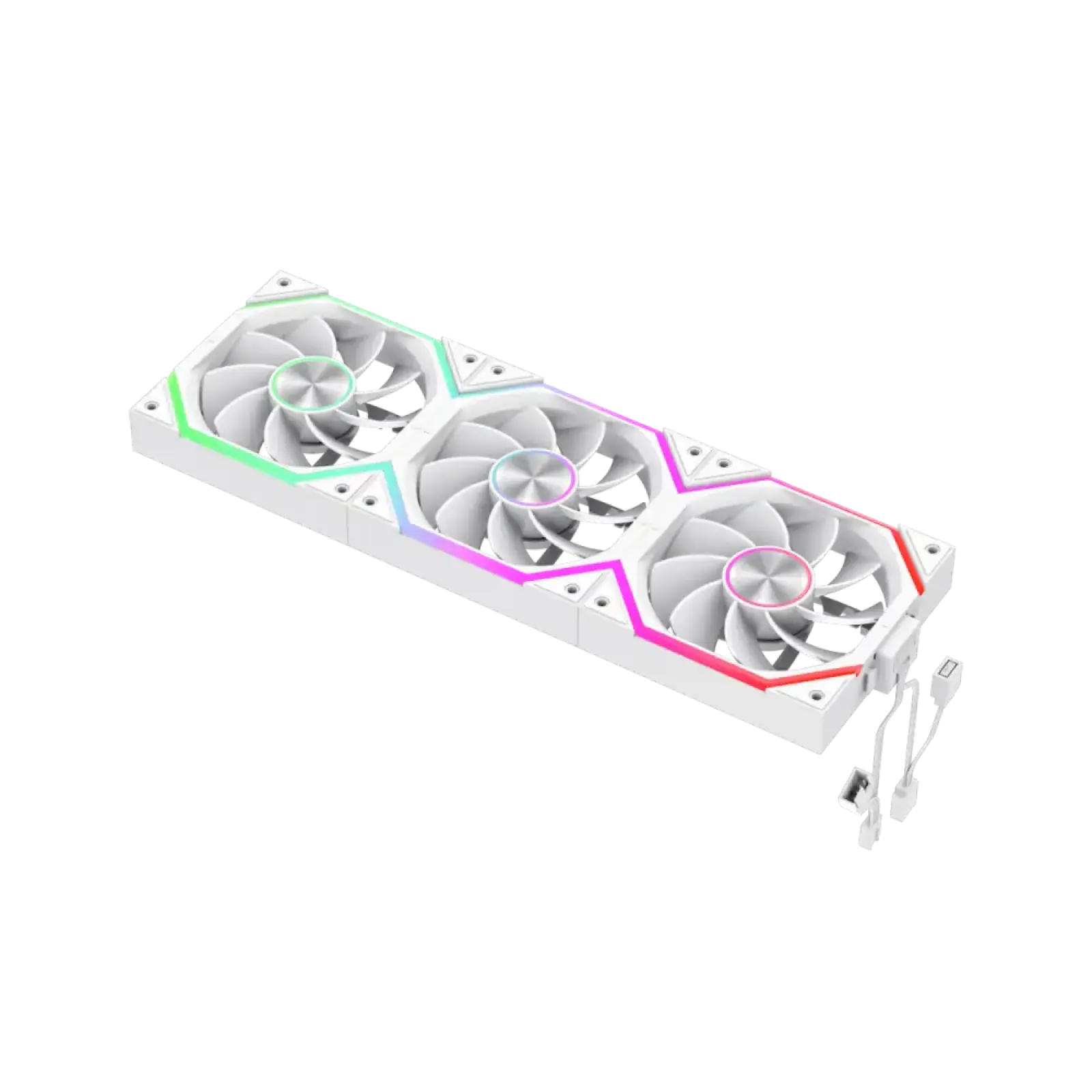 Кулер для корпуса GameMax FN12A-N2 Wireless Revers White 3pcs (FN12A-N2 WL-RW) UA