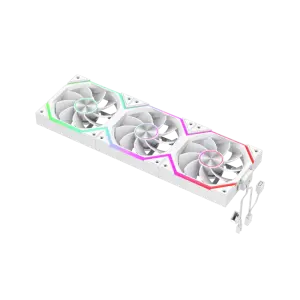 Кулер для корпуса GameMax FN12A-N2 Wireless Revers White 3pcs (FN12A-N2 WL-RW) UA