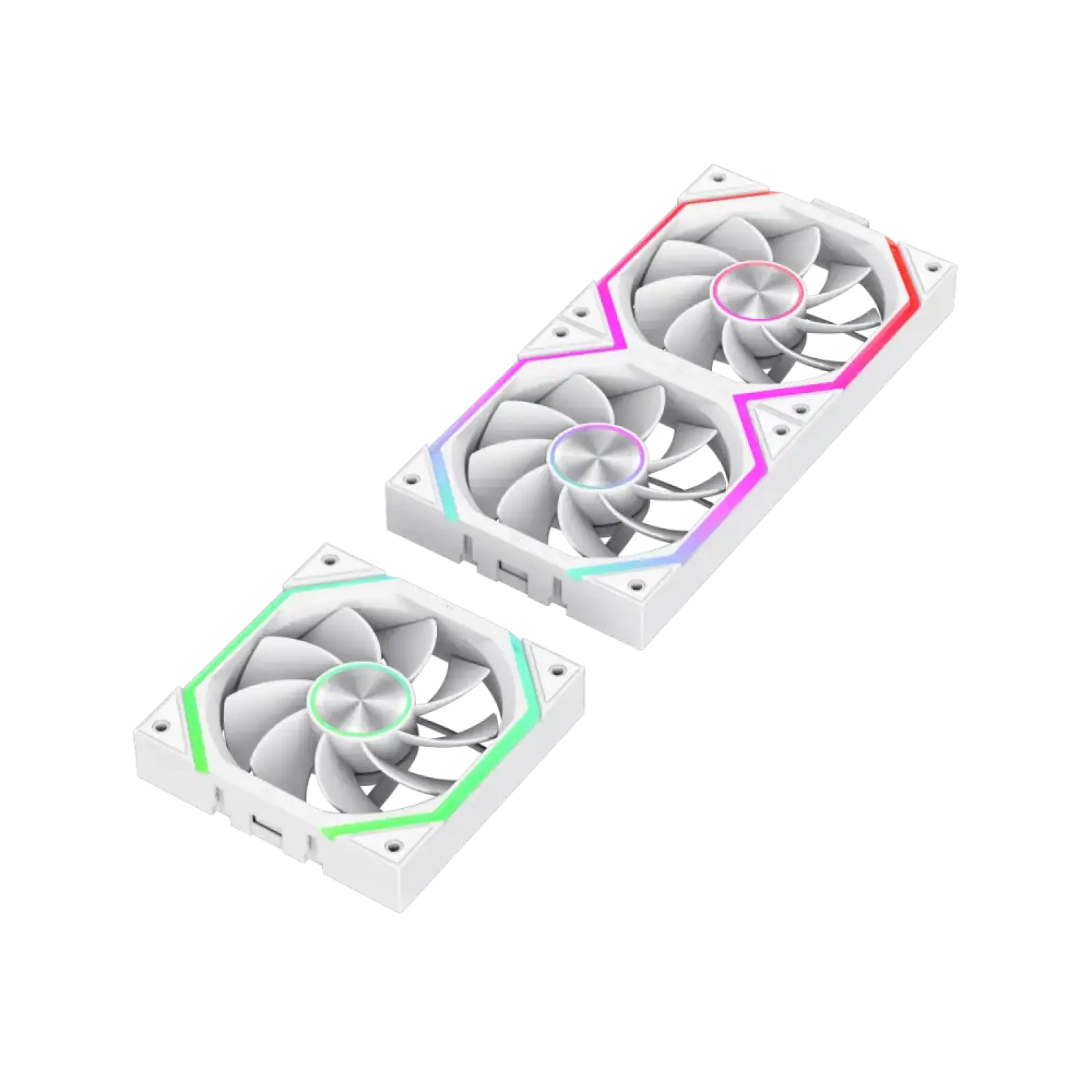 Кулер для корпуса GameMax FN12A-N2 Wireless Revers White 3pcs (FN12A-N2 WL-RW) UA