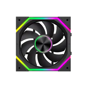 Кулер для корпуса GameMax FN12A-N2 Wireless Black 3pcs (FN12A-N2 WL) UA