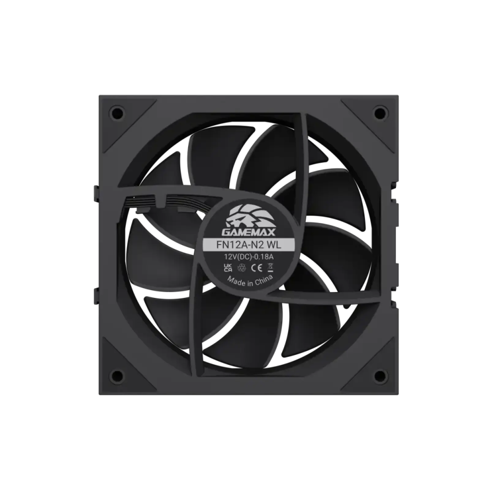 Кулер для корпуса GameMax FN12A-N2 Wireless Black 3pcs (FN12A-N2 WL) UA