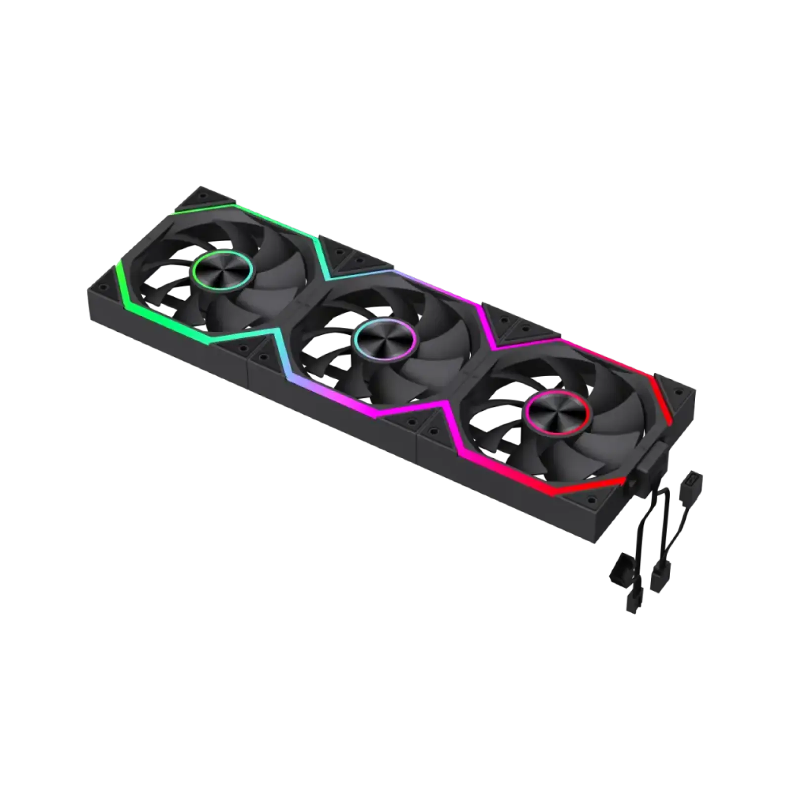 Кулер для корпуса GameMax FN12A-N2 Wireless Black 3pcs (FN12A-N2 WL) UA