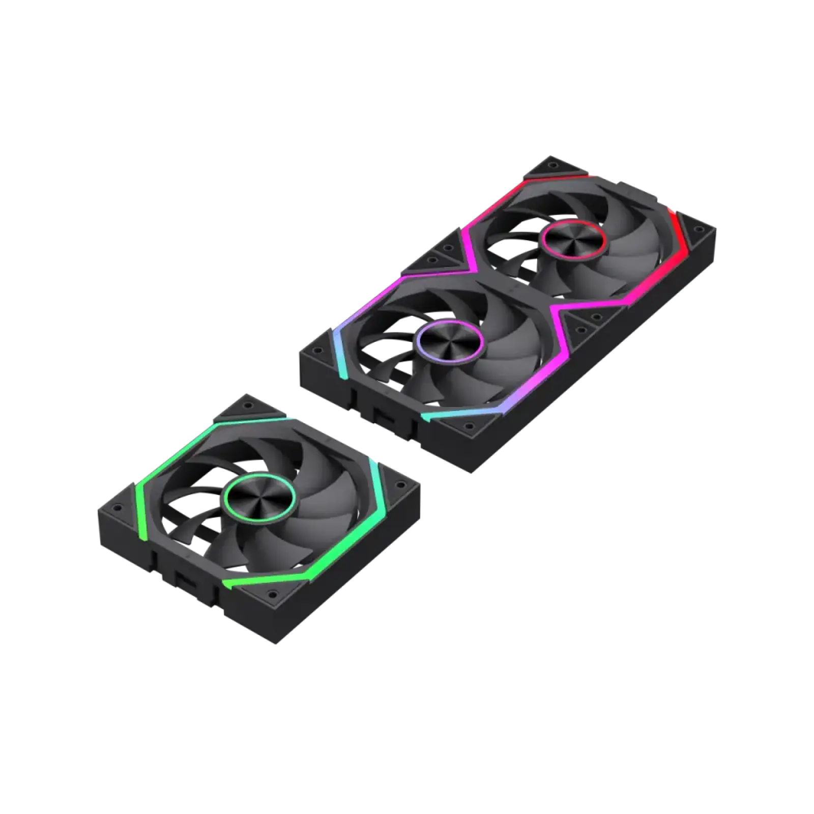 Кулер для корпуса GameMax FN12A-N2 Wireless Black 3pcs (FN12A-N2 WL) UA