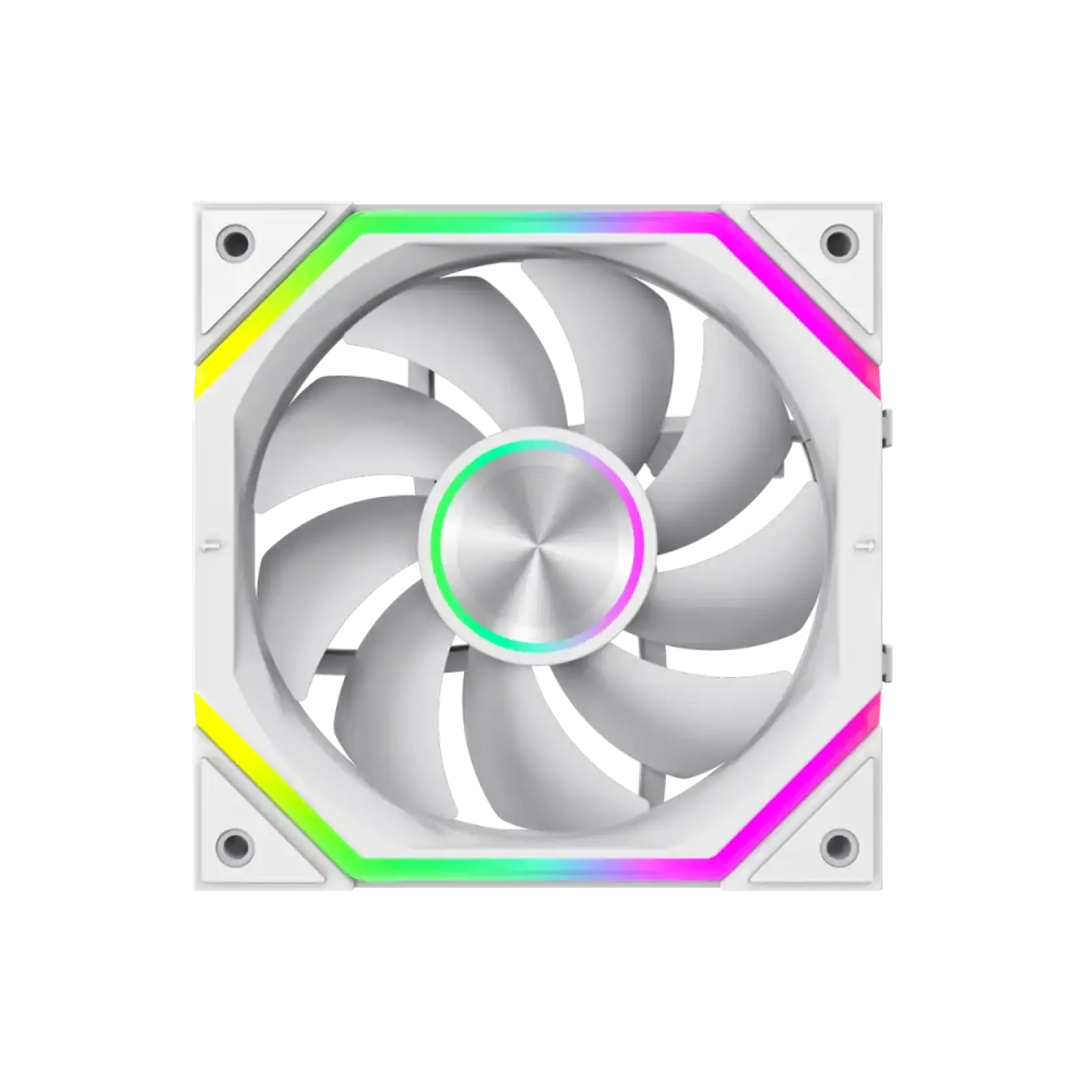 Кулер для корпусу GAMEMAX KIT 3*120мм 3pin AURA (M/F)&4pin PWM Air Flow58,6 CFM Static Air Pressure1.98mm - FN12A-N2 WL-W UA