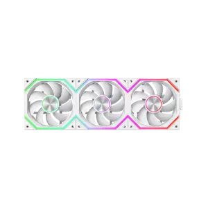 Кулер для корпусу GAMEMAX KIT 3*120мм 3pin AURA (M/F)&4pin PWM Air Flow58,6 CFM Static Air Pressure1.98mm - FN12A-N2 WL-W UA