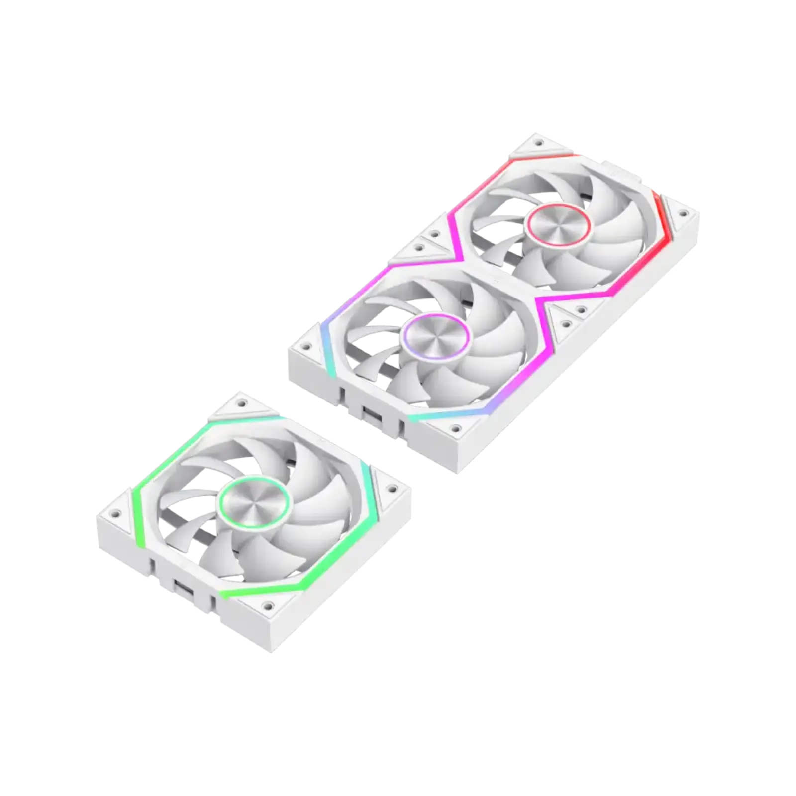 Кулер для корпусу GAMEMAX KIT 3*120мм 3pin AURA (M/F)&4pin PWM Air Flow58,6 CFM Static Air Pressure1.98mm - FN12A-N2 WL-W UA