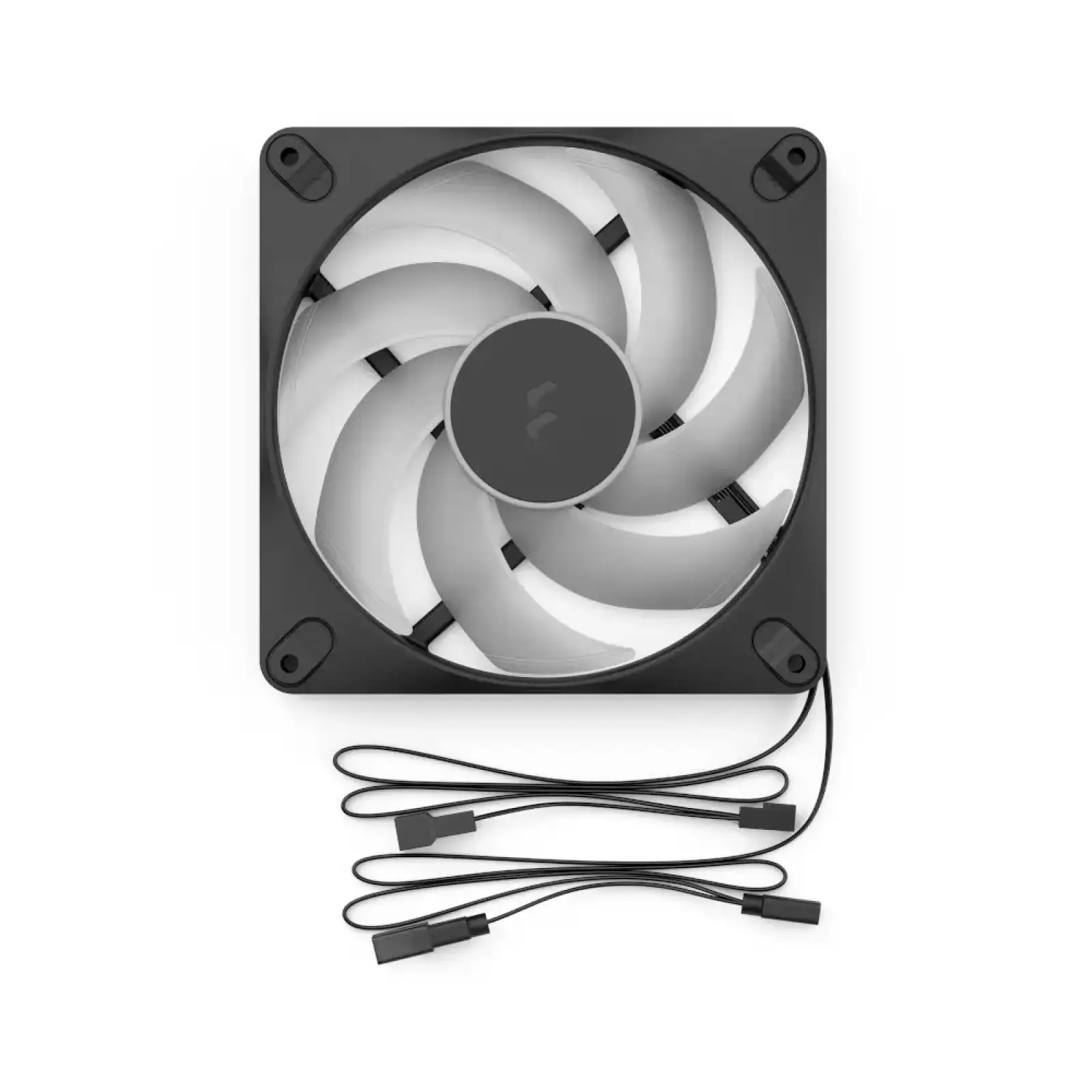 Вентилятор для корпусу FRACTAL DESIGN 140 мм Dynamic 3 чорний RGB FD-F-DR3-1401 UA