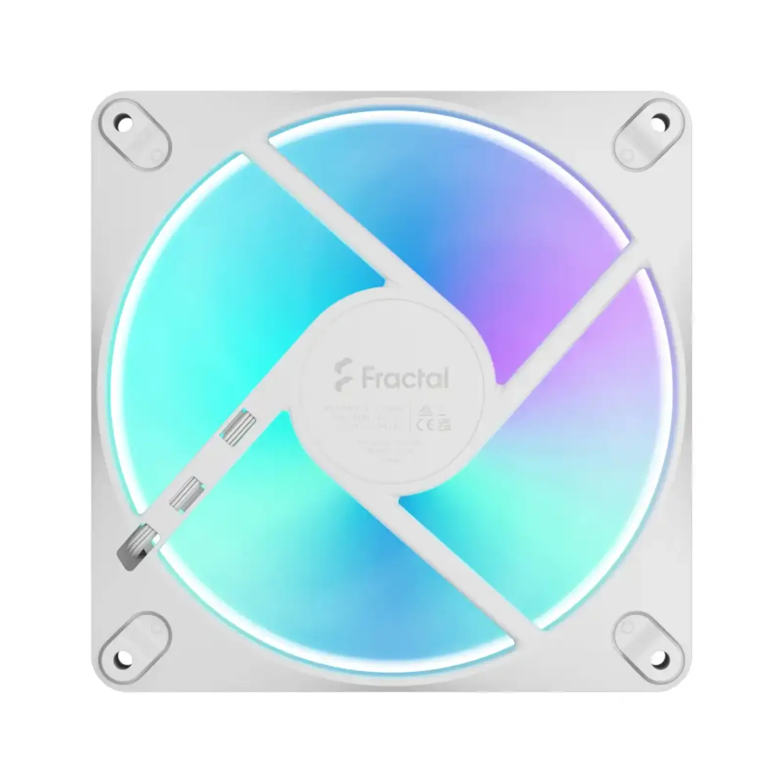 Вентилятор для корпусу FRACTAL DESIGN 140 мм Dynamic 3 білий RGB FD-F-DR3-1402 UA