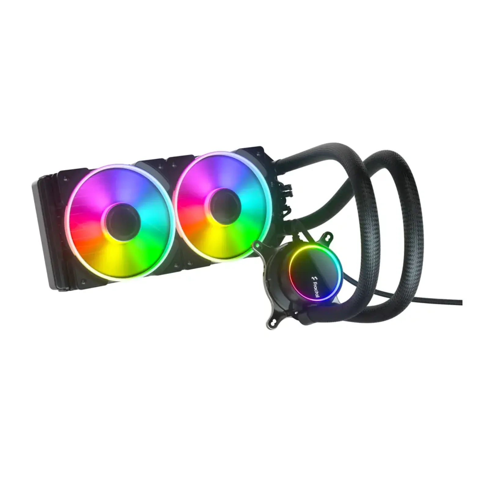 Система жидкостного охлаждения процессора FRACTAL DESIGN 2х120 мм Celsius+ S24 Prisma (FD-W-2-S2402) UA