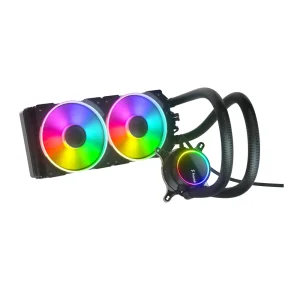 Система жидкостного охлаждения процессора FRACTAL DESIGN 2х120 мм Celsius+ S24 Prisma (FD-W-2-S2402) UA