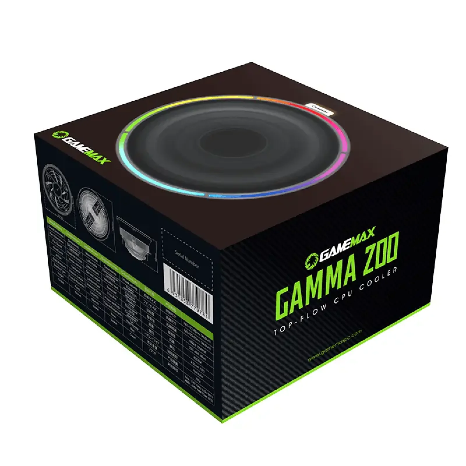 Процесорний кулер GAMEMAX Intel: 775/115x/1200/1366/1700/ 1851; AMD: AM4/AM5, TDP 95W GAMMA200 UA