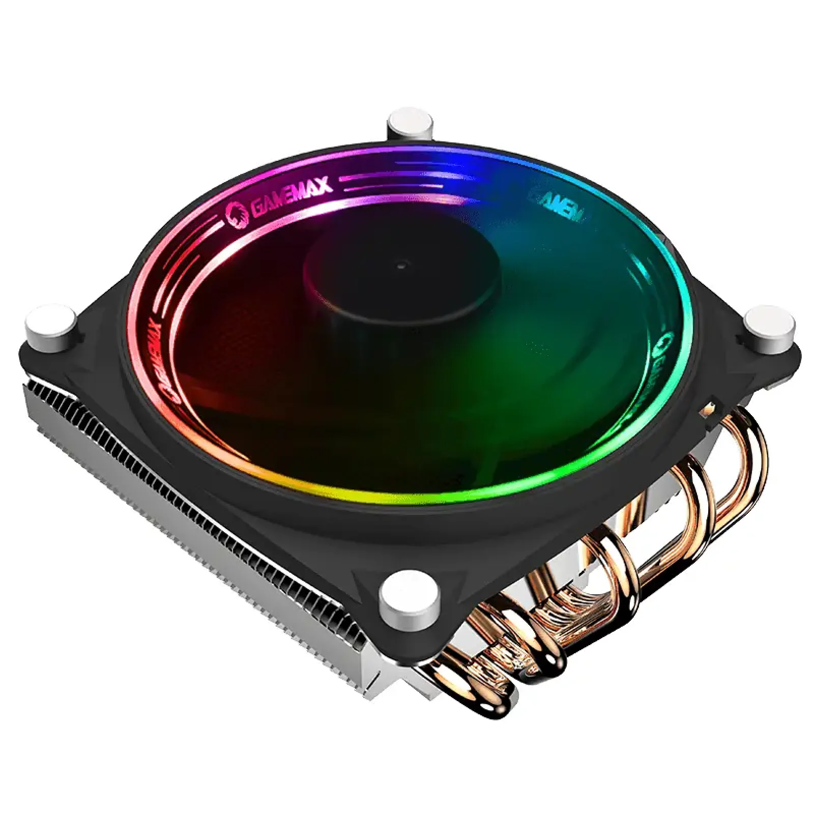 Процесорний кулер GAMEMAX Intel:1200/115X/1366/1700/1851; AMD:FM2/FM1/AM3+/AM3/AM2+/AM2/AM4/AM5, TDP 130W GAMMA300 Rainbow UA