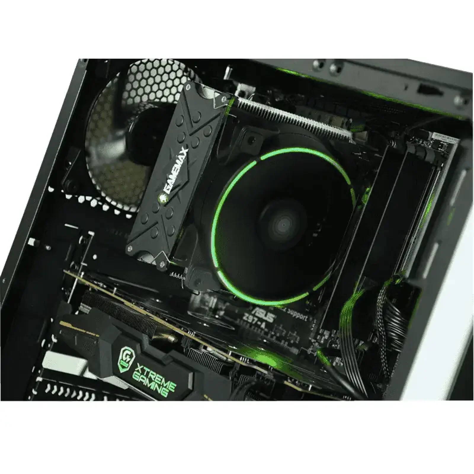 Процесорний кулер GAMEMAX Intel:1200/1366/115X/775; AMD: 754/939/940/AM2,3,4,5/AM2+,3+/FM1,2; TDP 187W Gamma 500-Green UA
