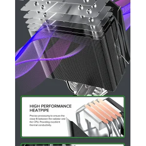 Процесорний кулер GAMEMAX Intel/AMD,TDP 200W,Intel LGA: 20XX/115X/1200/1700;AMD:AM2+/AM3/AM4/AM5 Sigma 540 UA