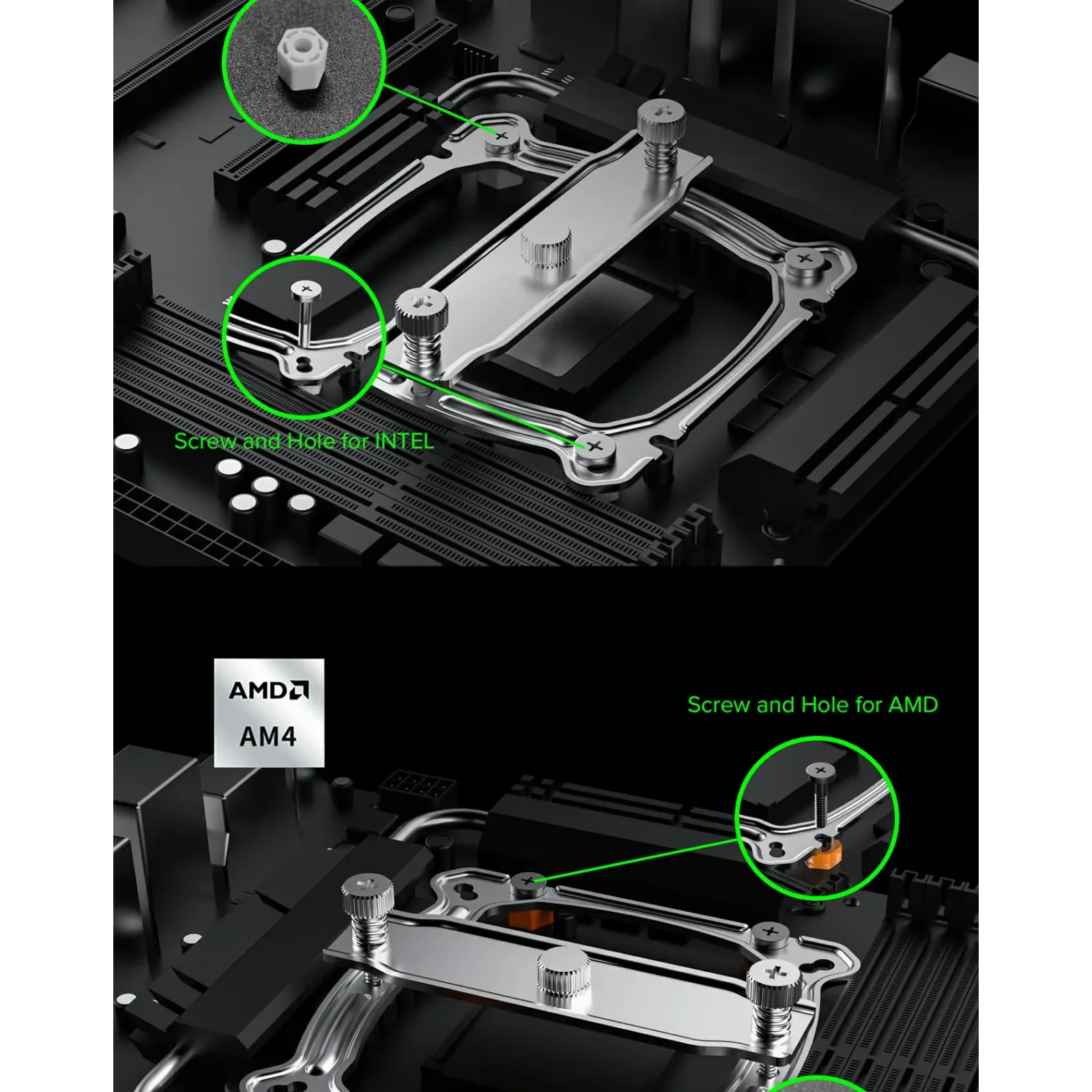 Процесорний кулер GAMEMAX Intel/AMD,TDP 200W,Intel LGA: 20XX/115X/1200/1700;AMD:AM2+/AM3/AM4/AM5 Sigma 540 UA
