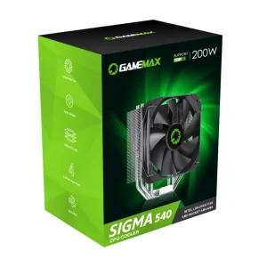 Процесорний кулер GAMEMAX Intel/AMD,TDP 200W,Intel LGA: 20XX/115X/1200/1700;AMD:AM2+/AM3/AM4/AM5 Sigma 540 UA