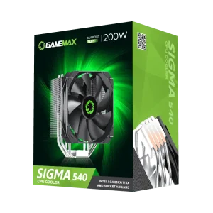 Процесорний кулер GAMEMAX Intel/AMD,TDP 200W,Intel LGA: 20XX/115X/1200/1700;AMD:AM2+/AM3/AM4/AM5 Sigma 540 UA