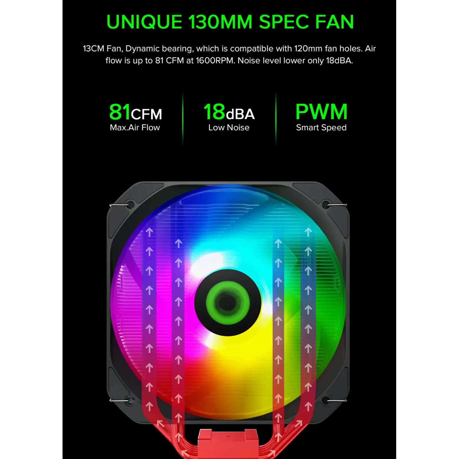 Процесорний кулер GAMEMAX Intel/AMD,TDP 200W,Intel LGA: 20XX/115X/1200/1700;AMD:AM2+/AM3/AM4/AM5 Sigma 540 ARGB UA