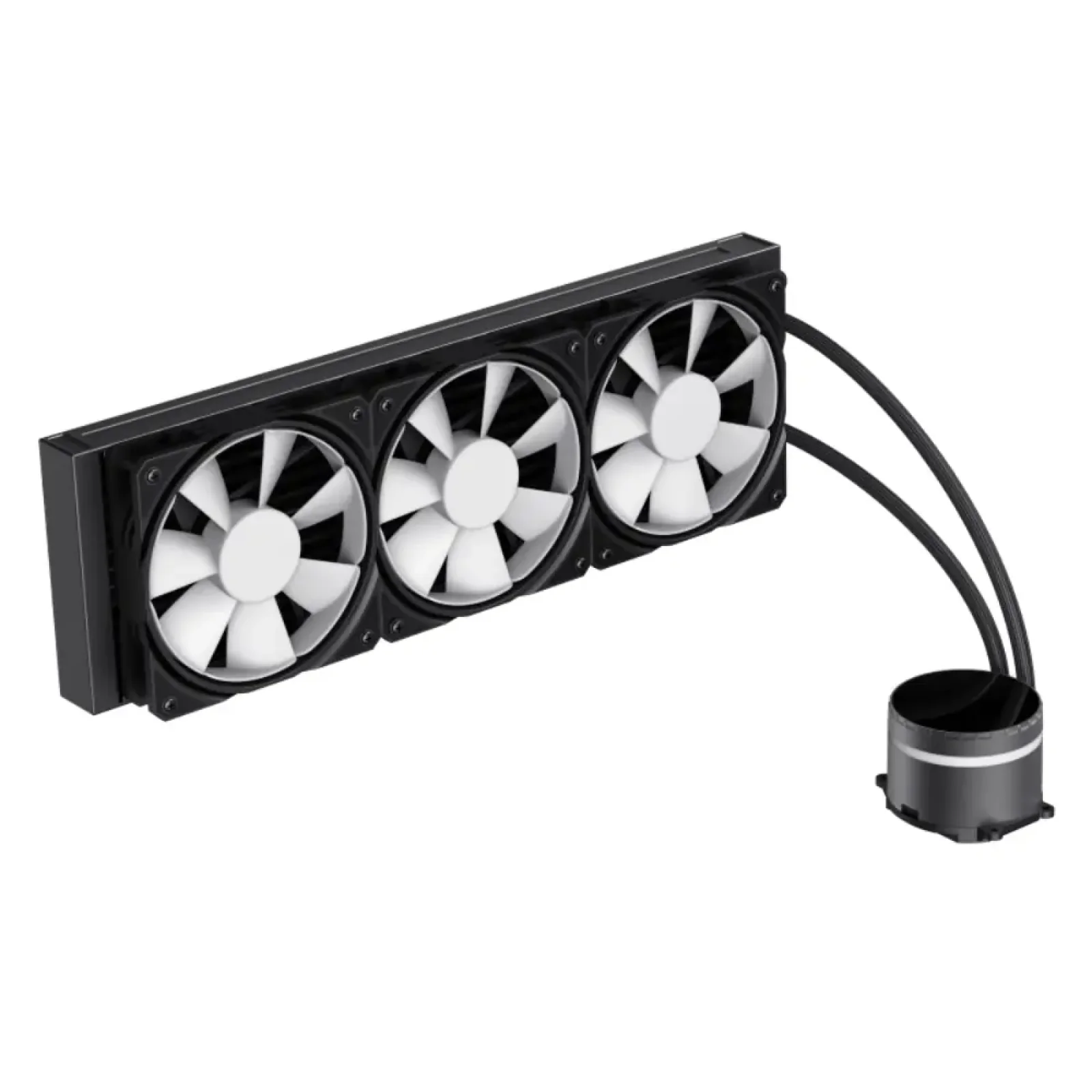 Процесорний кулер GAMEMAX 62.82 CFM, 1.89mmH20, 32dBA, 800 -2000RPM water pump: RPM 2300, NOICE 26.9dBA, Con IceBurg 360 Infinity UA