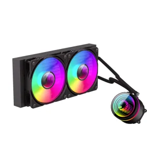 Процессорный кулер GAMEMAX 62.82 CFM, 1.89mmH20, 32dBA, 800 -2000RPM ,water pump: RPM 2300, NOICE 26.9dBA, Con IceBurg 240 Infinity UA