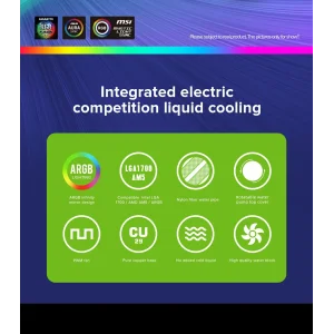 Процессорный кулер GAMEMAX 62.82 CFM, 1.89mmH20, 32dBA, 800 -2000RPM ,water pump: RPM 2300, NOICE 26.9dBA, Con Iceburg 120 Black infinity UA
