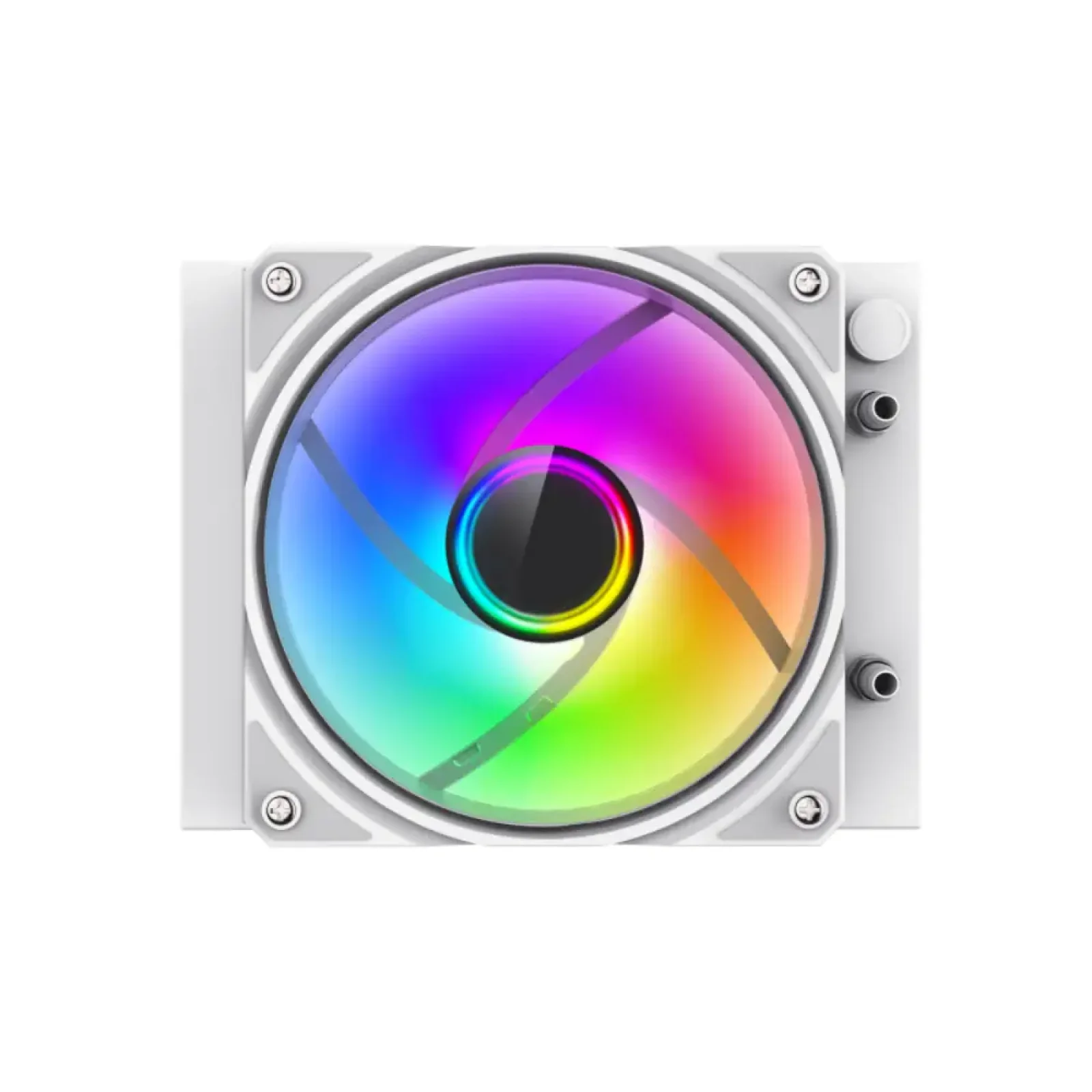 Процессорный кулер GAMEMAX 62.82 CFM, 1.89mmH20, 32dBA, 800 -2000RPM ,water pump: RPM 2300, NOICE 26.9dBA, Con Iceburg 120 White infinity UA
