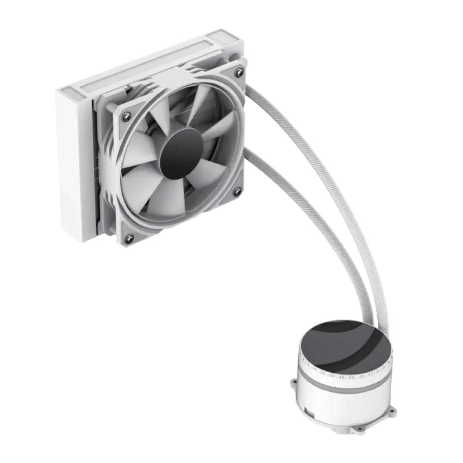 Процессорный кулер GAMEMAX 62.82 CFM, 1.89mmH20, 32dBA, 800 -2000RPM ,water pump: RPM 2300, NOICE 26.9dBA, Con Iceburg 120 White infinity UA