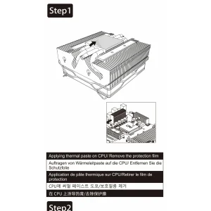 Процесорний кулер GAMEMAX Intel/AMD TDP 150W ,fan speed 10 00~3000RPM (PWM)±10%, air flow 48 CFM (MAX)Intel: Ice Surface Black UA