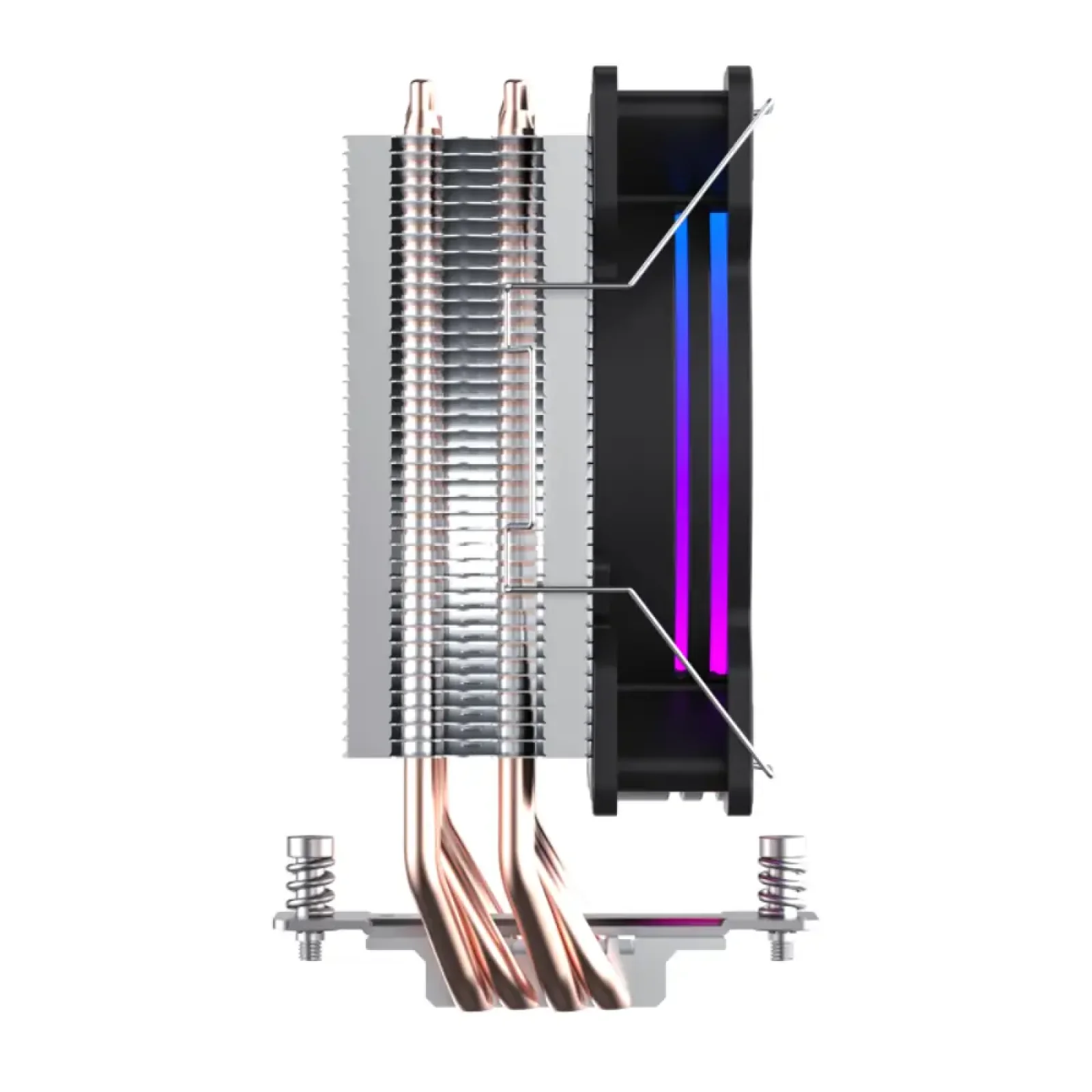 Процесорний кулер GAMEMAX Intel/AMD TDP 190W ,fan speed 80 0~1600RPM (PWM)±10%, air flow 68 CFM (MAX)Intel: L Ice Blade Argb UA