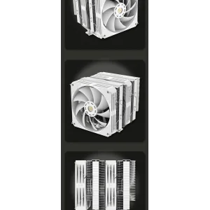 Процесорний кулер GAMEMAX Intel LGA1700/115X/1200 AMD  A M5/AM4 Twin 600 White UA